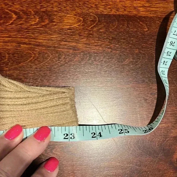 Entro Womens Sweater S Brown Black White Animal Print Pullover Open Back w/Tie - Picture 13 of 14